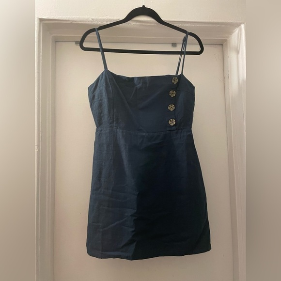 Urban outfitters navy blue mini dress size 4 - Picture 7 of 7